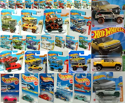 Buy Hot Wheels Ford Jeep Toyota WRANGLER Land Rover Dodge GMC Chevy Mercedes Datsun • 4.95£