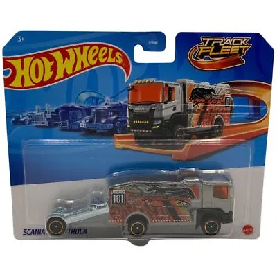 Buy Hot Wheels Track Fleet Scania Rally Truck • 14.99£