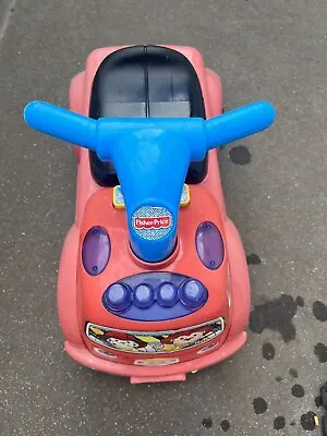 Buy Kids Fisher Price Ride On Car With Sound, Music And Flashing Lights • 10£