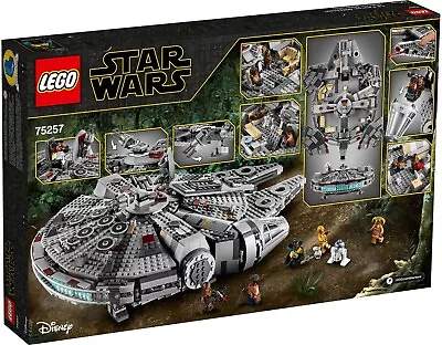 Buy LEGO 75257 MILLENIUM FALCON Star Wars Brand New Sealed • 133.69£