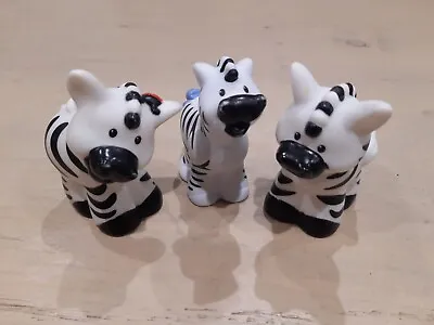 Buy Fisher Price Little People Zebras  X 3 • 6.99£