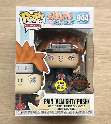 Buy Funko Pop Naruto Shippuden Pain Almighty Push GITD #944 + Free Protector • 29.99£