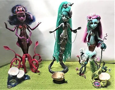 Buy Je1 Monster High Doll Repaint Posea Reef / Kala Ma'ri Terror Reef • 77.11£