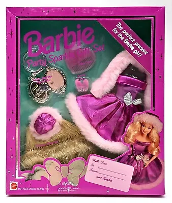 Buy 1994 Barbie Fashions Fashion Set: Party Sparkle Poison Set / Mattel 67027, NrfB • 51.11£