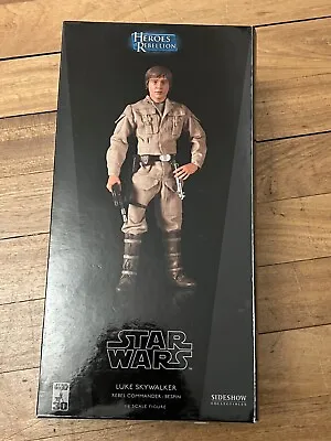 Buy Sideshow Star Wars Hereos Of The Rebellion Luke Skywalker Rebel Commander  1258 • 225£