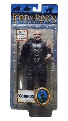 Buy Lord Of The Rings Poseable Gothmog Orc Toy Biz Figure Rotk Series • 40£