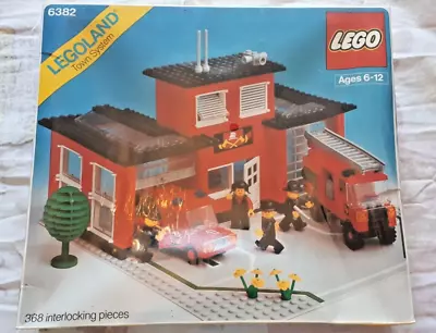 Buy Lego Vintage Town 6382 - Fire Station (1981)  NISB • 698.99£