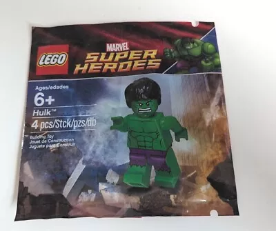 Buy Lego Hulk Mini Figure Poly Bag - Marvel Super Heroes - 6001095/5000022- Rare • 19.99£