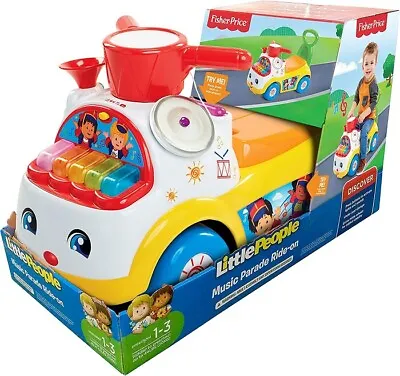 Buy Fisher-Price Little People Ultimate Music Parade Ride-on Tricycle First Steps • 45.25£