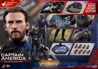 Buy Hot Toys 1/6 Avengers Infinity War Mms481 Captain America Exclusive Edition • 389.99£