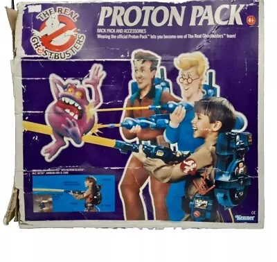 Buy Ghostbusters Proton Pack The Real Ghostbusters EMPTY BOX Kenner 1986 Retro  • 25£