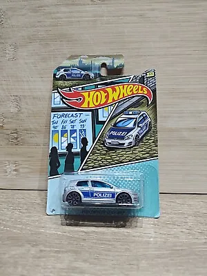 Buy Hot Wheels Police Car Series Volkswagen Golf MK7 5/8 Mattel New German Polizei • 6.95£
