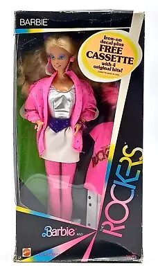 Buy Vintage 1985 Barbie And The Rockers Doll / Incl. Cassette / Mattel 1140, NrfB • 144.32£