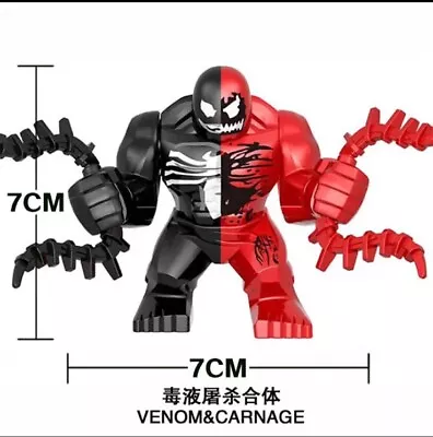 Buy Marvel Villian Venom Carnage Building Block Large 7.5cm+text For More Characters • 15.95£
