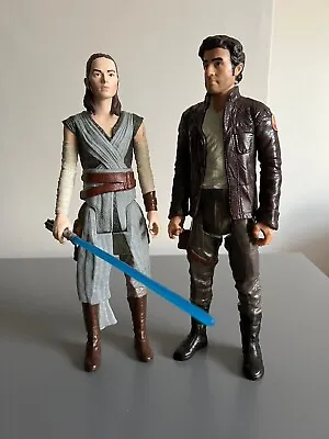 Buy Star Wars The Last Jedi 12-inch Rey & Captain Poe Damero Hasbro Action Figure • 11.49£