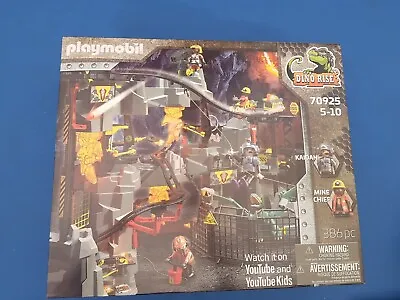 Buy Playmobil Dino Rise 70925 Dino Mine With Mine Track, Carts And Traps, Dinosaur  • 69.99£