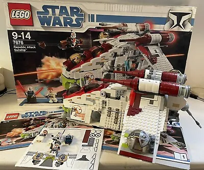 Buy LEGO Star Wars Set 7676 Republic Attack Gunship Boxed With Instructions • 260£