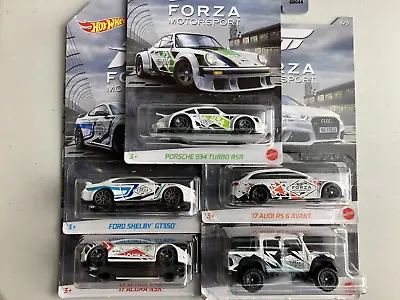 Buy Hot Wheels Job Lot Bundle New On Cards X 5 Forza Motorsport Full Set Porsche • 19.50£