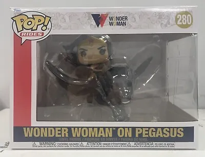 Buy Wonder Woman On Pegasus 80th Anniversary Funko Pop 280 Ride Super Deluxe • 18.99£