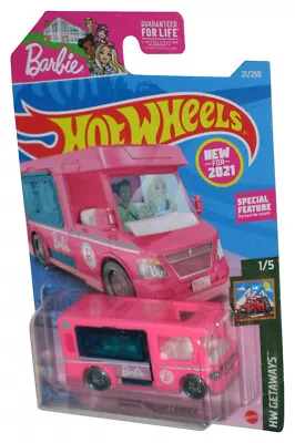 Buy Hot Wheels Barbie HW Getaways 1/5 Pink Dream Camper (2021) Toy Car Bus 21/250 • 14.93£