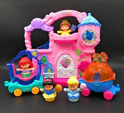 Buy Fisher-Price Little People Disney Princess Play & Go Castle & Figures Gift Set • 34.99£
