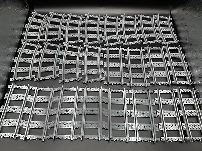 Buy Lego City Train Track Bundle Of 12 Curves & 12 Straights For Train Set Expansion • 29.99£