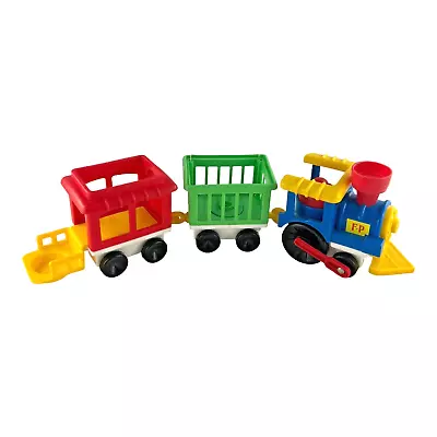 Buy 1991 Fisher Price LITTLE PEOPLE Circus Train Vehicle Plastic Play Set TOYS • 9.99£