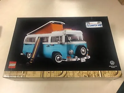 Buy LEGO Icons Volkswagon T2 Camper Van - Retired Set, New & Sealed 10279 • 179£