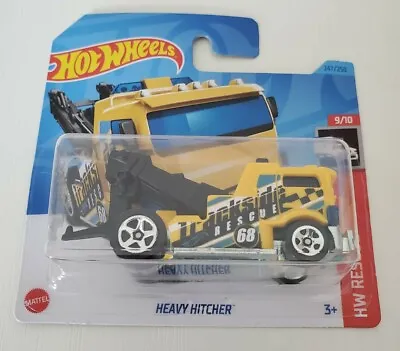 Buy Hot Wheels Heavy Hitcher Rescue Tow Truck HGV 1:64 Diecast Toy Model In Box • 8.95£