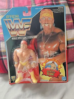 Buy Hasbro WWF Hulk Hogan Series 5 Action Figure MOC Carded Wrestling New On Blister • 235£