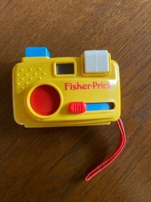 Buy VINTAGE 1990s FISHER PRICE *Pocket Yellow CAMERA*  Sensory Zoo Animal Slides • 6.50£