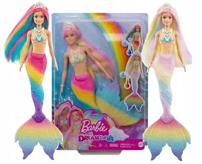 Buy BARBIE DOLL MAGICAL RAINBOW MERMAID Color Changes GTF89 Mattel • 62.69£