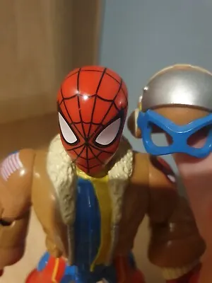 Buy Spiderman 2003 RARE Marvel Toybiz Vintage Rescue Hero VGC • 4.99£