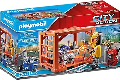 Buy Playmobil 70774 City Action Cargo Container Manufacturer Bargain In Stock • 6.99£