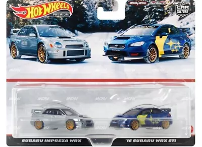 Buy Hot Wheels - Premium Box Set - Subaru Collection -  Two Pack - Mint And New • 23£