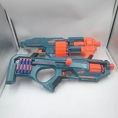 Buy Nerf Elite 2.0 Shockwave And Eaglepoint Guns With Darts Tested And Working  • 19.99£