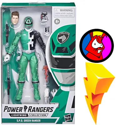 Buy Green Ranger - Power Rangers SPD - Hasbro Lightning Collection 6inch Figure • 24.50£