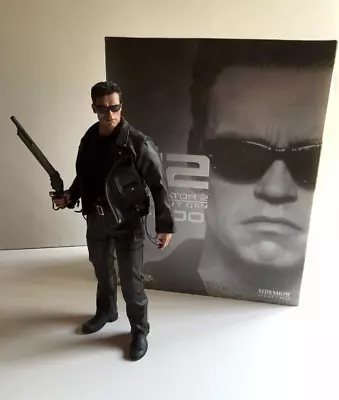 Buy Hot Toys Terminator T800 DX 1/6 Figure Sideshow MMS • 325£