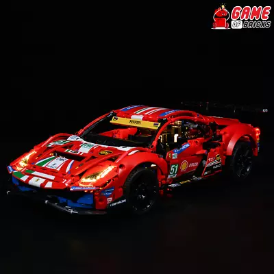 Buy Light Kit For Ferrari 488 GTE AF Corse #51 Compatible With LEGO 42125 (Classic) • 25.51£