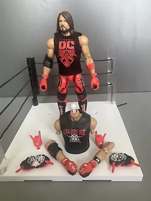 Buy Wwe New Aj Styles Elite 104 Mattel Wrestling Figure With Extra Accessories • 9.99£