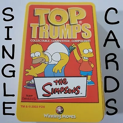 Buy The Simpsons Top Trumps 2003 Single Cards • 1£