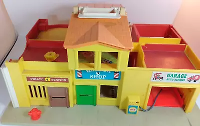 Buy Vintage Fisher Price Play Family House Village   Broken For Spare Parts • 5.95£
