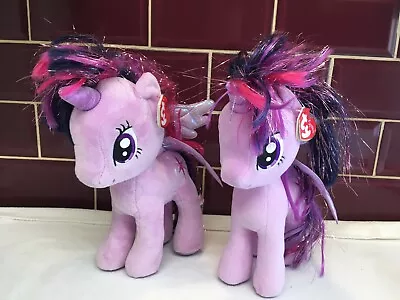 Buy My Little Pony Ty Soft Toy Twilight Sparkle X 2 • 12£