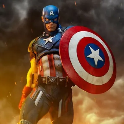 Buy Sideshow Marvel Captain America Premium 1/4 Size In Stock • 513.20£