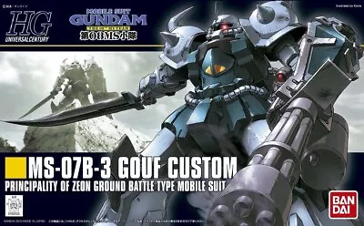 Buy Gundam Gouf Custom MS-07B-3 HGUC 1/144 Bandai Model Kit Gunpla  • 14£