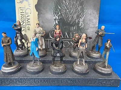 Buy HBO Game Of Thrones Eaglemoss Figurine Collection Official Model's 1-10 • 12£