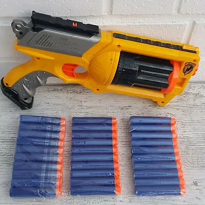 Buy Nerf Gun N-Strike Maverick Rev-6 Soft Foam Dart Toy Gun Dart Blaster • 8.54£