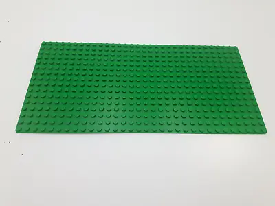 Buy LEGO BASEPLATE GREEN 16x32 PINS - Actual Dimensions 12.8cm X 25.6cm X 0.3 - NEW • 14.99£