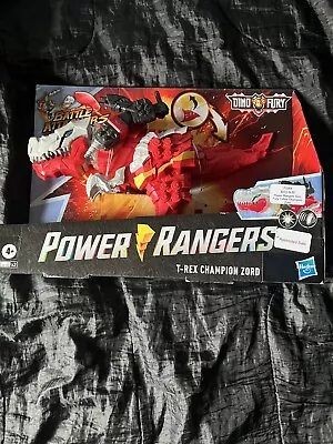 Buy Hasbro Power Rangers Battle Attackers T-Rex Champion Zord 25.4cm. Action Figure • 14£