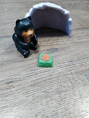 Buy Vintage Kenner Littlest Pet Shop LPS Zoo Play-With-Me Pets Honey Bear With Cave • 9£
